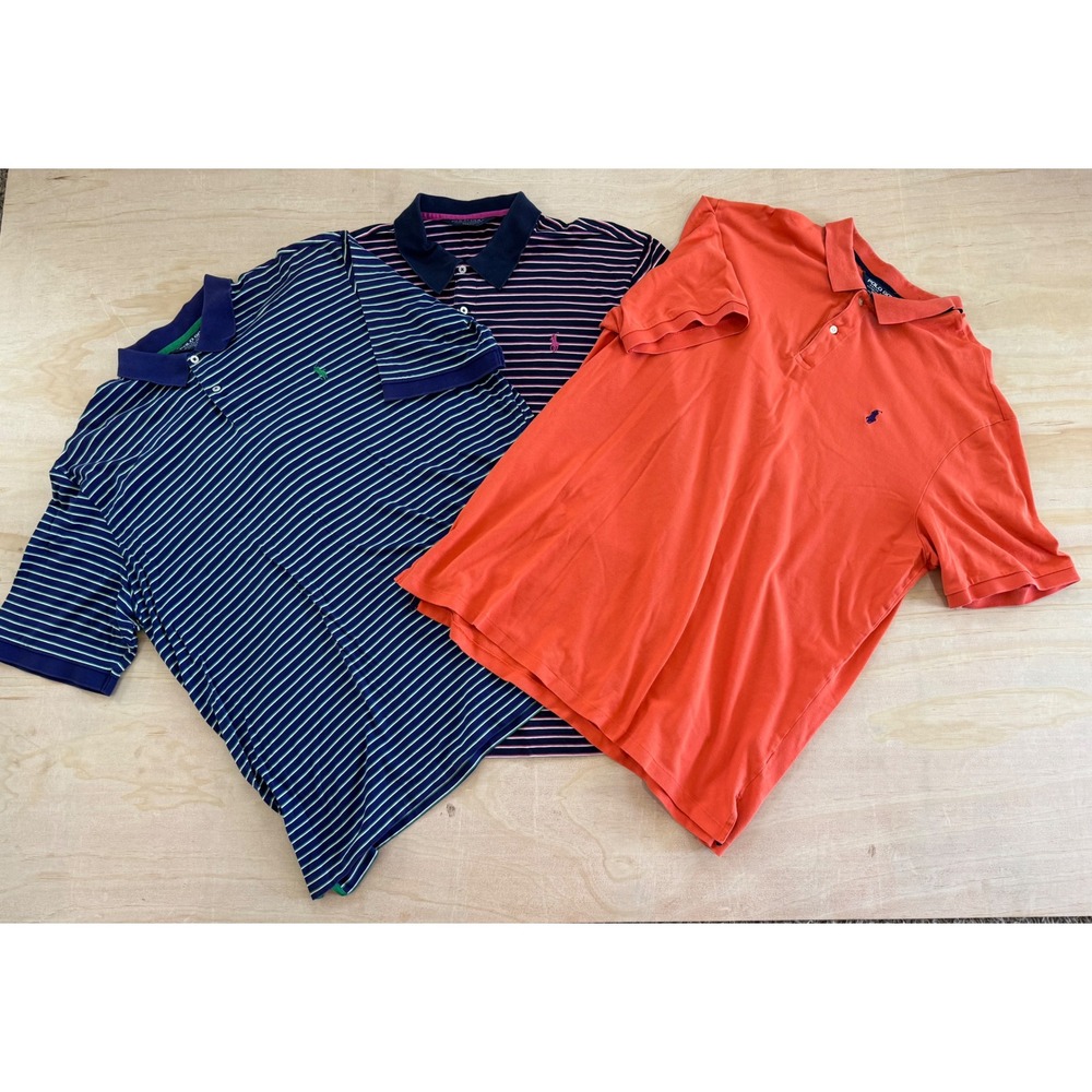 Polo Golf Ralph Lauren XXL‎ Pro Fit Polo Lot 3 Pima Cotton Preppy Golf
